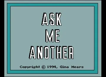 Ask Me Another